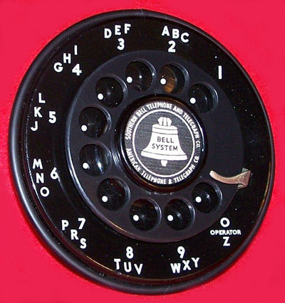 D177001
                  dial, recreated fingerwheel