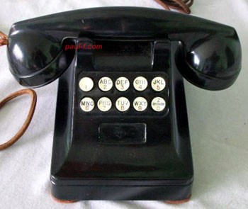 WE 1948 pushbutton dial set